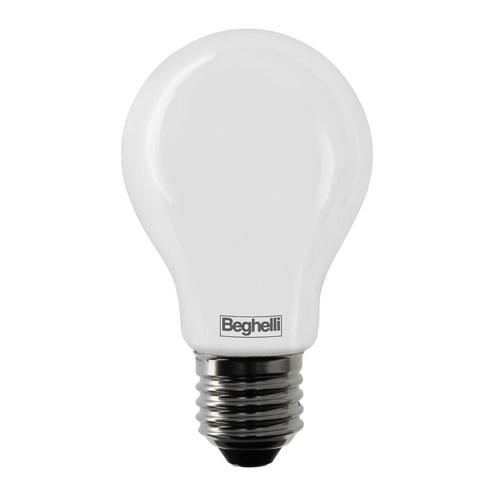 Lampadina LED 8W E27 6500K luce fredda goccia Beghelli 56525