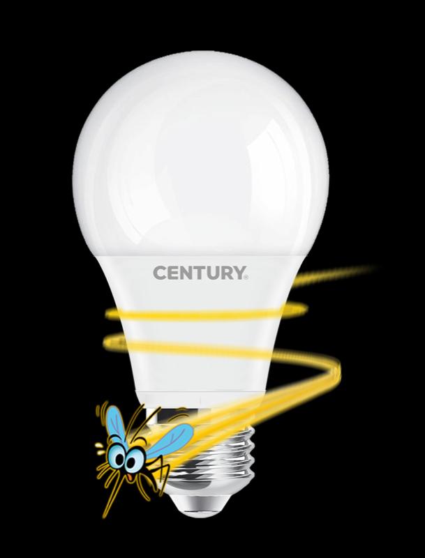Lampadina LED scaccia insetti goccia Century KLRSC-092700
