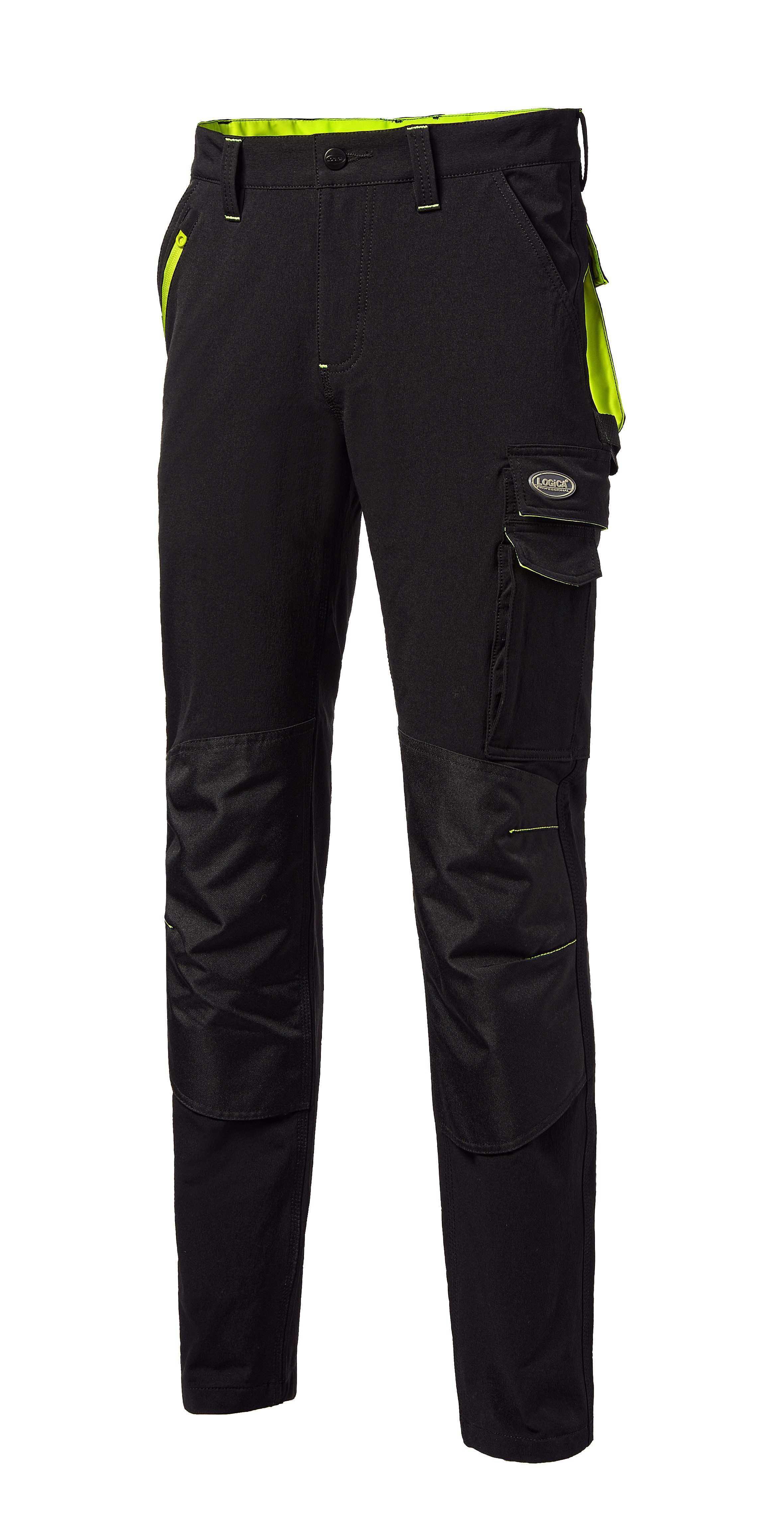 Pantalone invernale da lavoro nero taglia XL Logica CICLONE5-XL