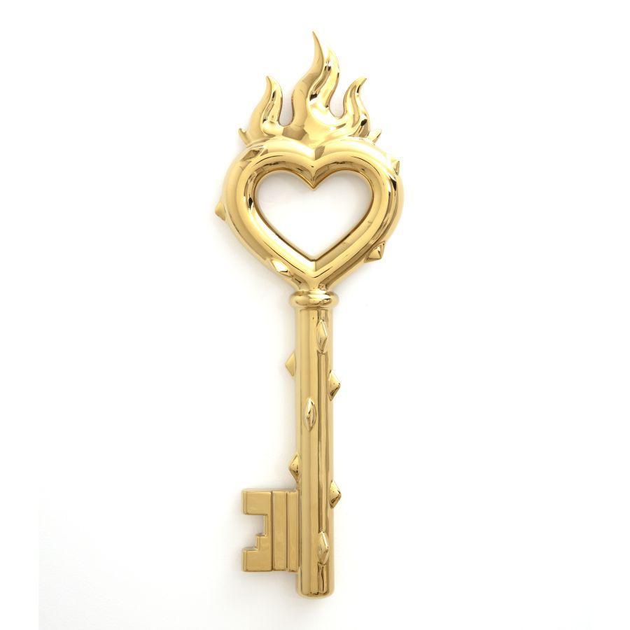 Chiave in porcellana Passion key colore oro 52x17cm Seletti 10056