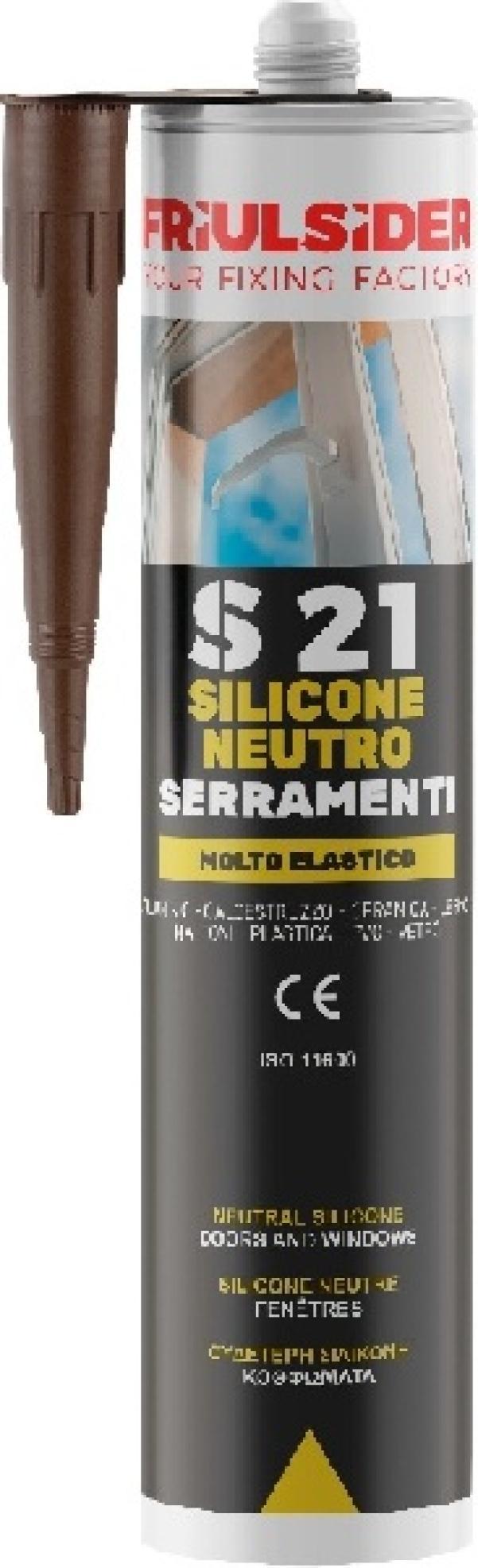Silicone neutro serramenti grigio ral7004 310 ml Friulsider S2103
