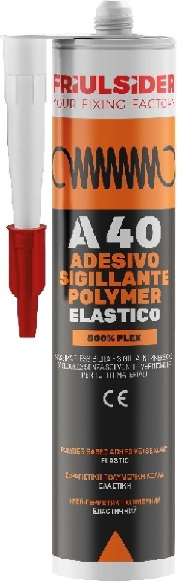 Adesivo Sigillante elastico polimeri bianco 290ml Friulsider A4011
