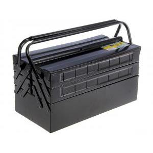 Cassetta porta attrezzi  valigia in acciaio 40x20x21 cm, gto 79r100