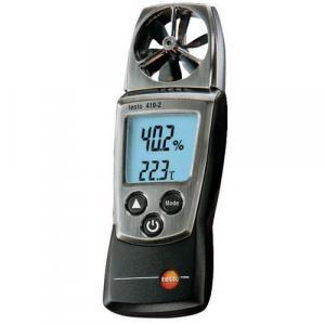 Anemometro a elica  410-2, misurazione velocità, temperatura e umidità dell'aria, tes 0560 4102