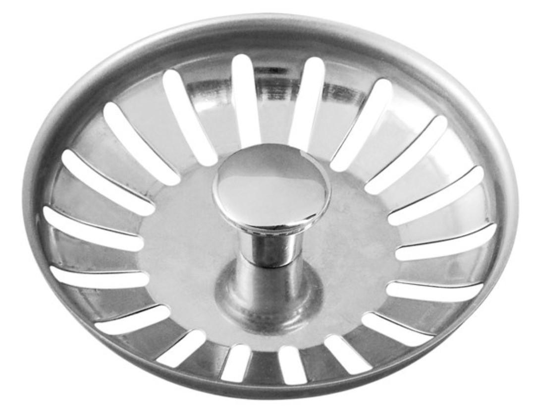 Cestello filtro tappo IDROBRIC in acciaio inox per piletta lavello cucina