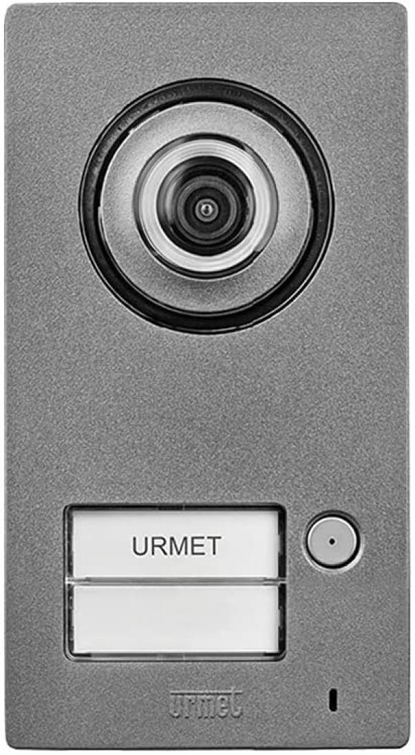 Kit videocitofono a colori monofamiliare completo URMET con pulsantiera MIKRA2 e monitor vivavoce MIRO