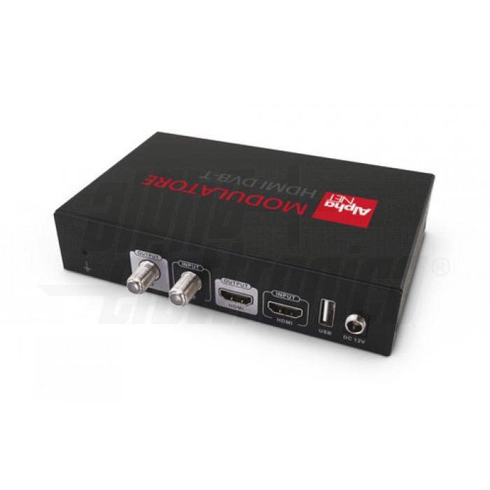 Modulatore HDMI DVB-T 1080p con Loop-out Alpha Elettronica CT590