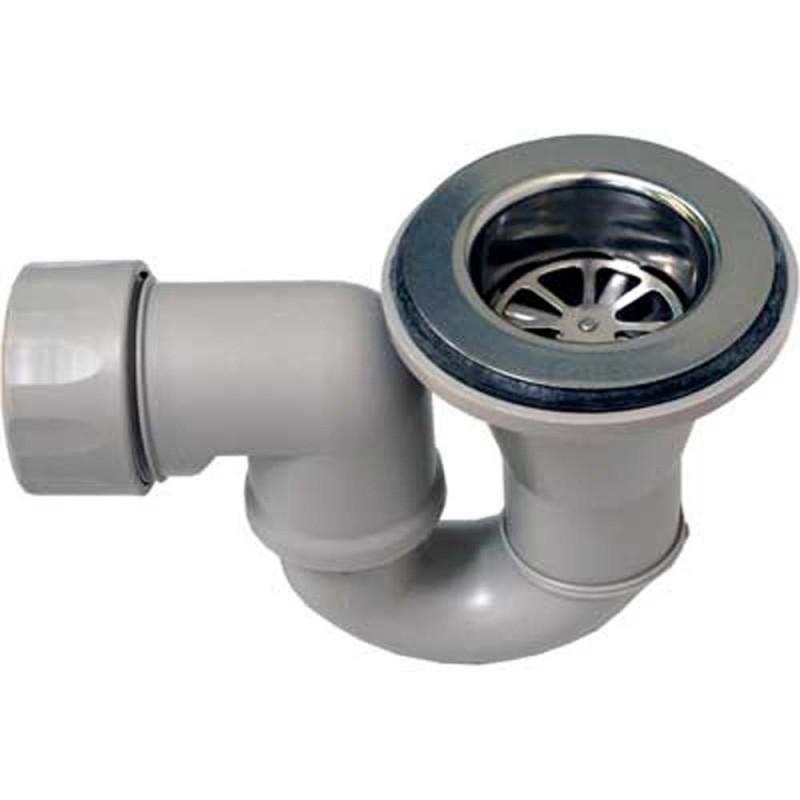 idro-bric sifone geberit per piatto doccia con piletta, diametro 60 mm, idb sacsif0146pd