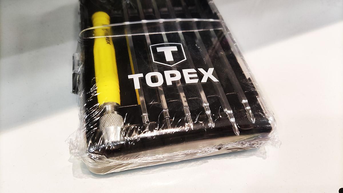 Set cacciaviti di precisione TOPEX, 7 pezzi, 12 punte