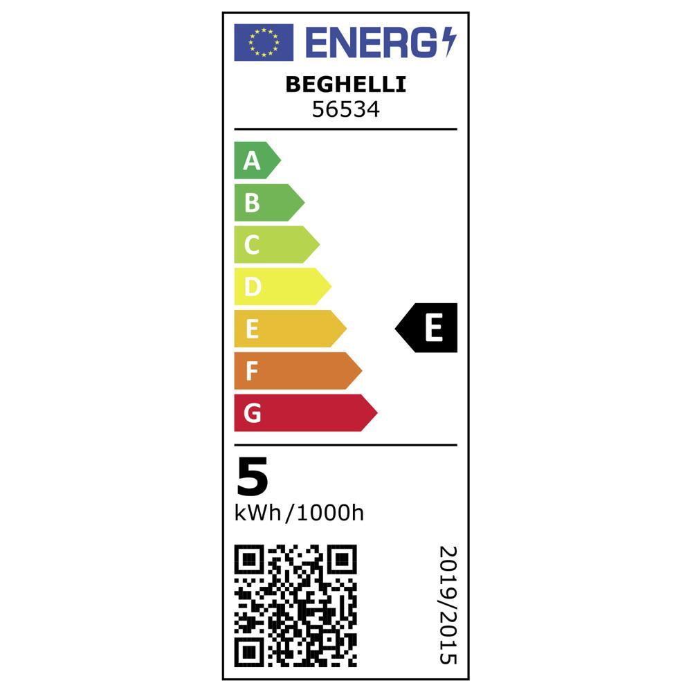 Beghelli Sfera Super LED E27 Lampadina a risparmio energetico 5 W A