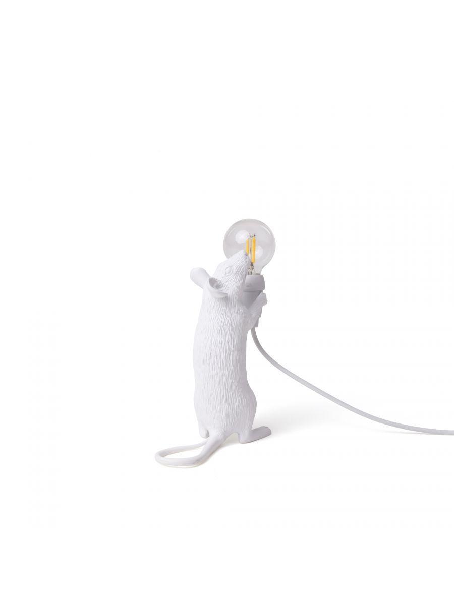Lampada da tavolo in resina Mouse Lamp Step Seletti 15220