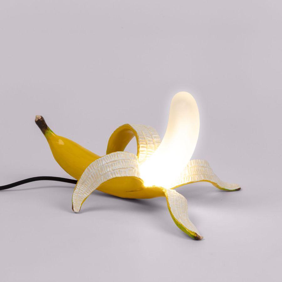 Lampada in resina e vetro Banana Lamp Yellow Dewey Seletti 13071