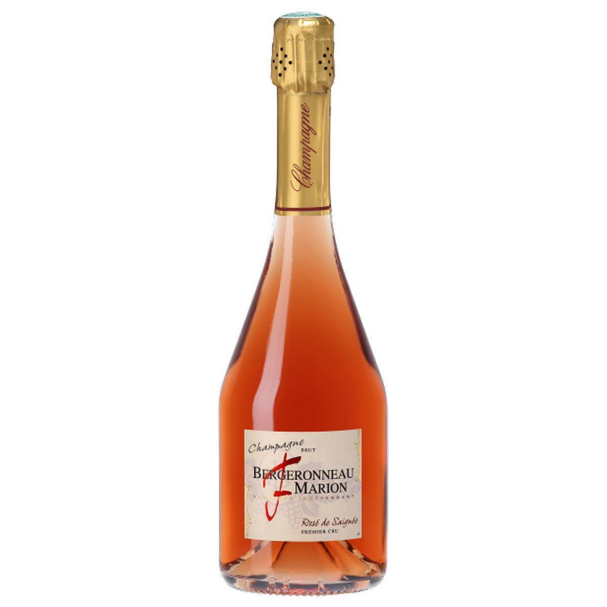 bergeronneau marion champagne brut rosé de saignée premier cru