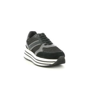 Sneakers platform  d16qhb 0n922 c9999. da donna,colore nero