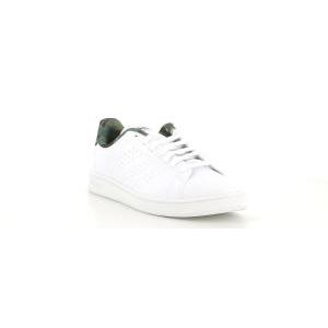 Sneakers  advantage base gw9283.da uomo,colore bianco/verde militare