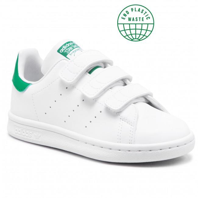 Adidas advantage c bambino unisex ef0223 bianco verde