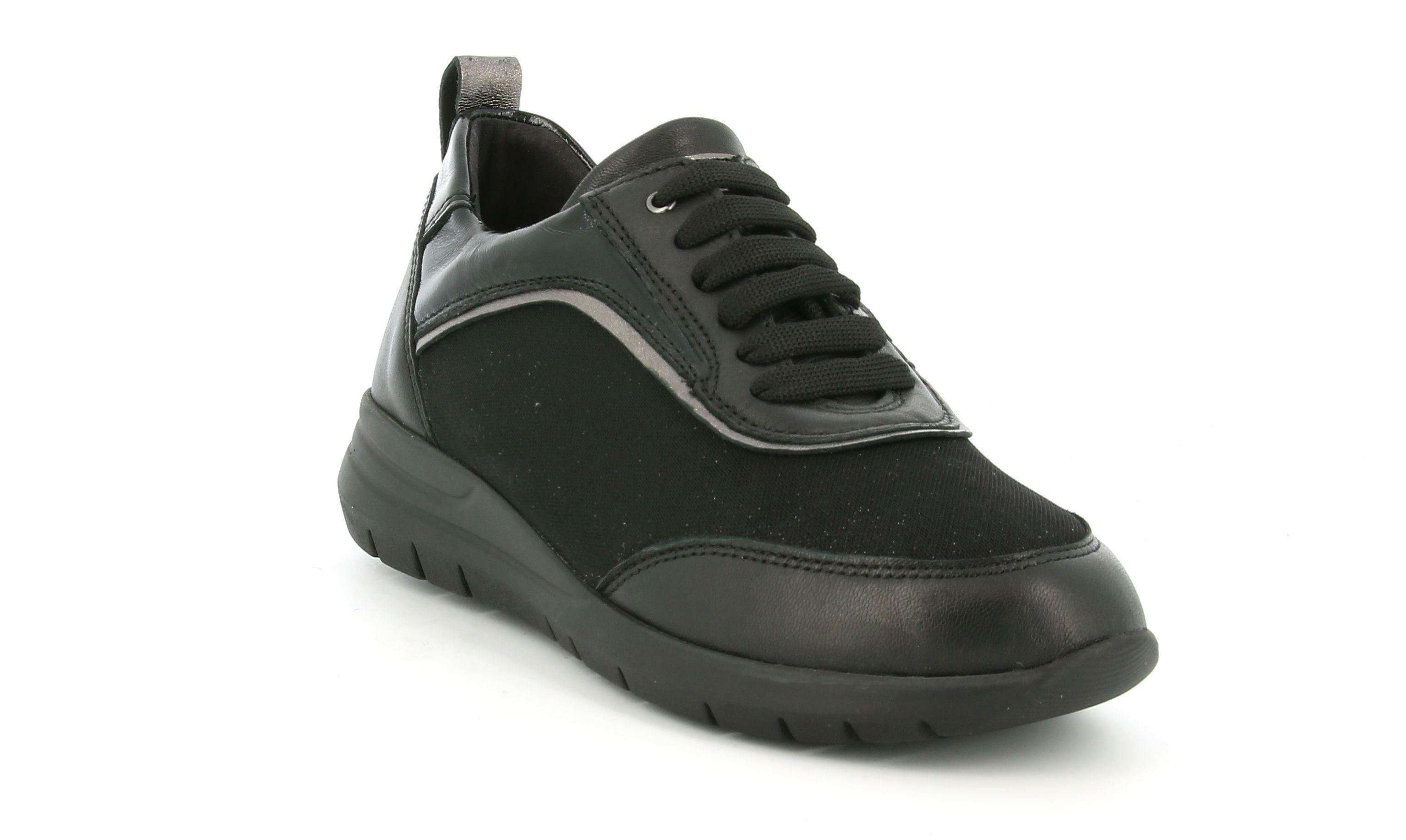 grunland grunland sc5018 call  scarpa donna allacciato sportivo nero/nero