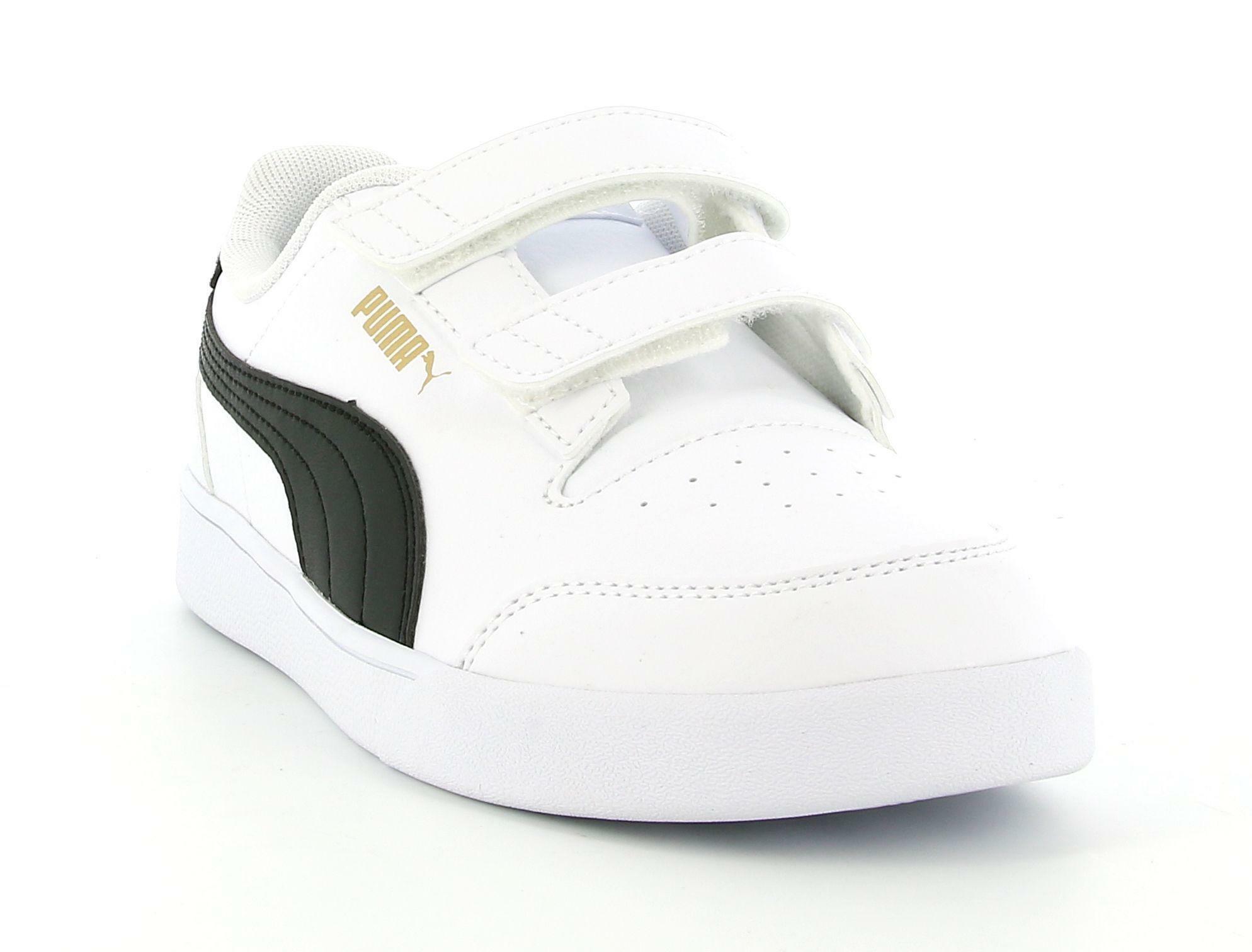 puma puma shuffle v ps 375689 002 sneaker bassa bambino bianca