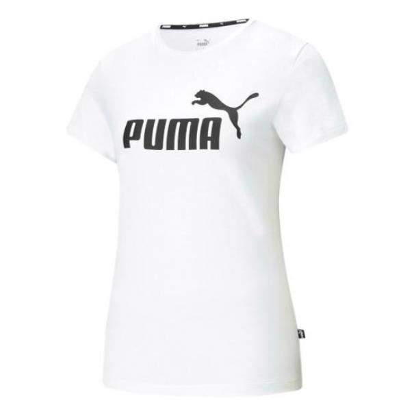 puma puma 586774 002 t-shirt sportiva manica corta da donna bianca