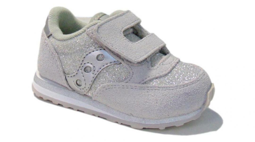 saucony saucony sneakers baby jazz sl164813 silver metallic