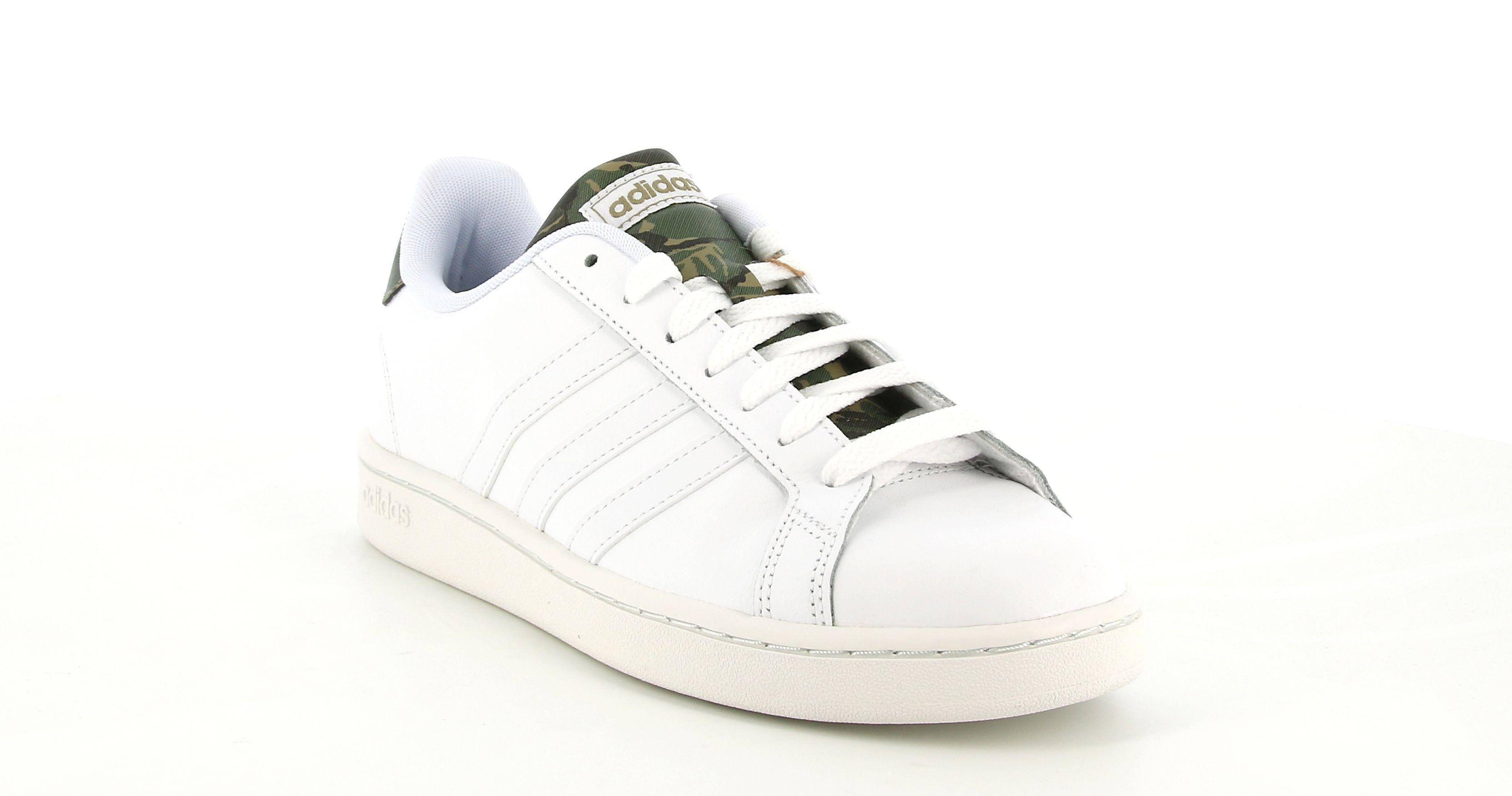adidas sneakers adidas grand court  h04549. da uomo, colore white