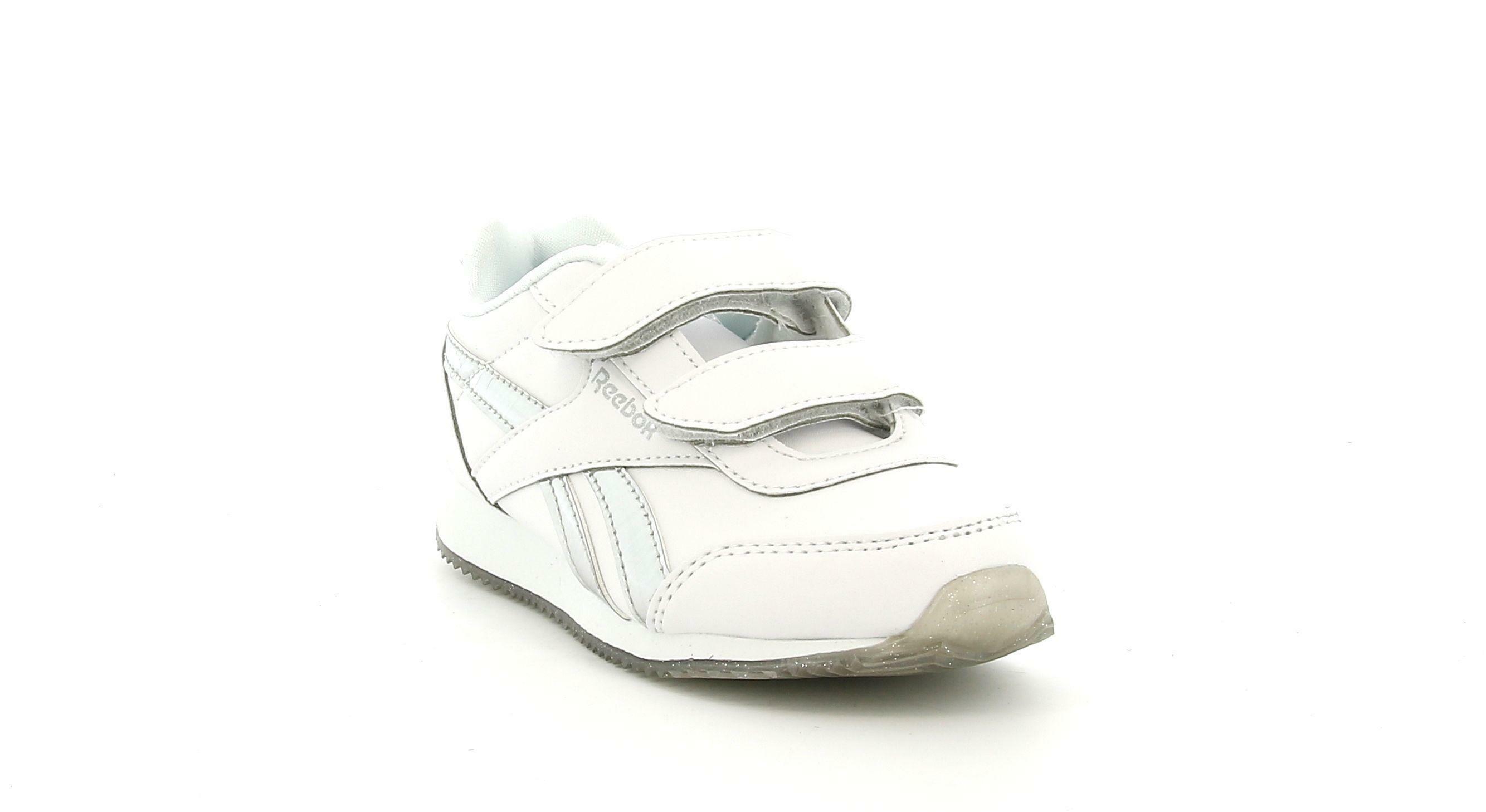 reebok scarpa sportiva reebok royal cljog 2 fv1525. da bambina, colore bianco