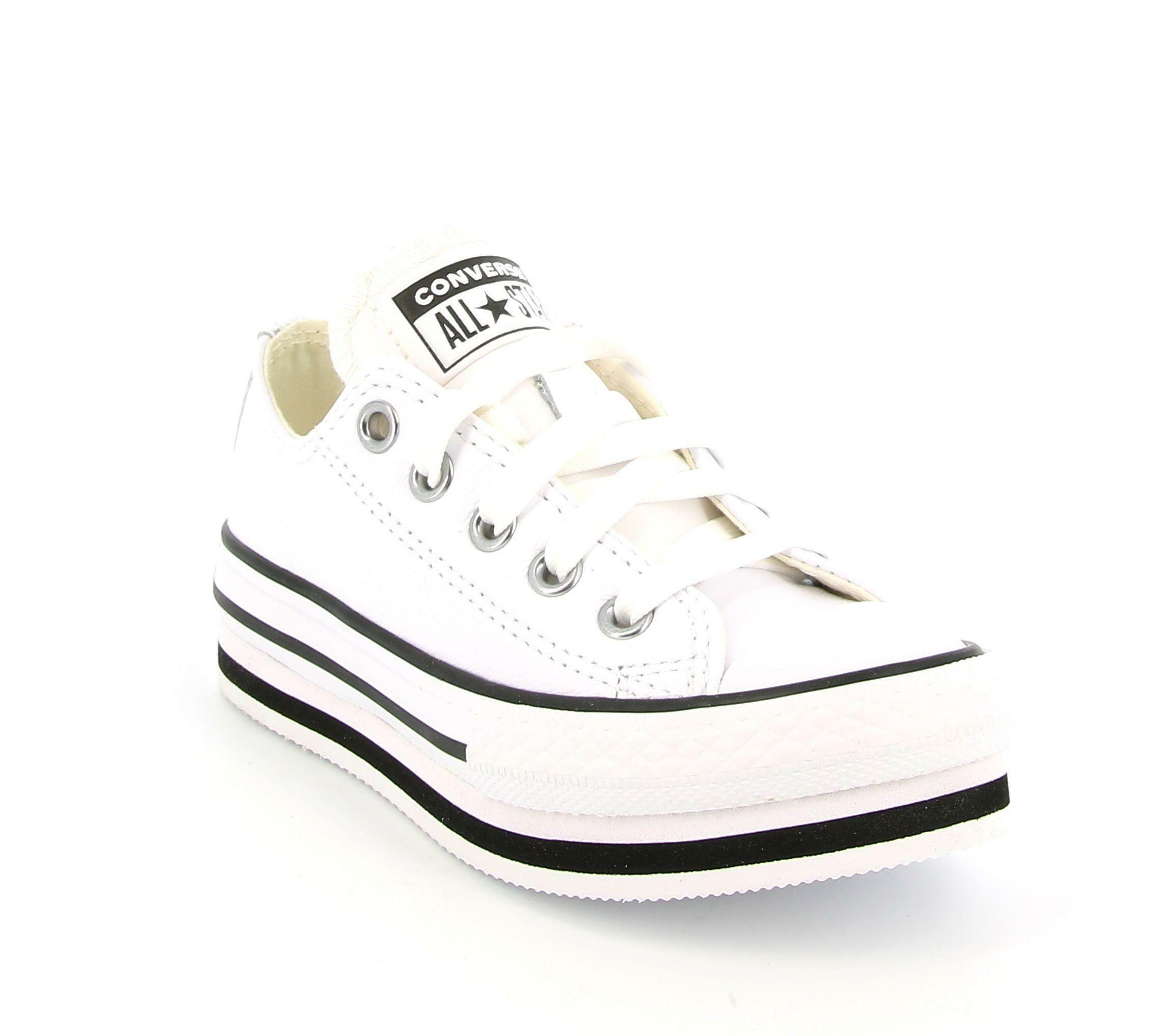 converse sneakers converse ctas eva lift ox 669709c. da bambina, colore bianco