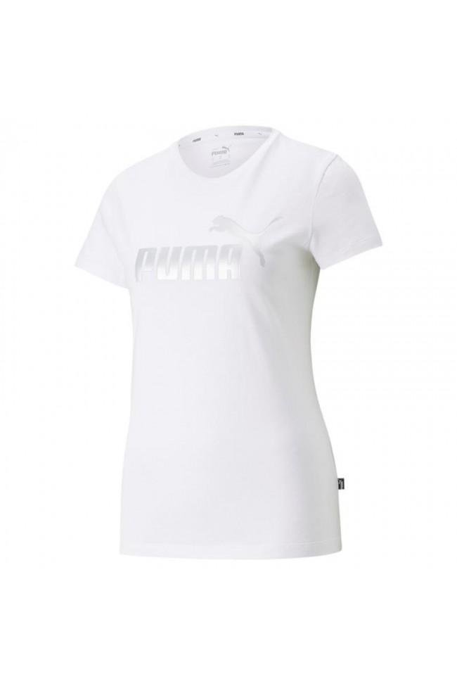 puma t-shirt puma 848303 02. da donna, colore bianco