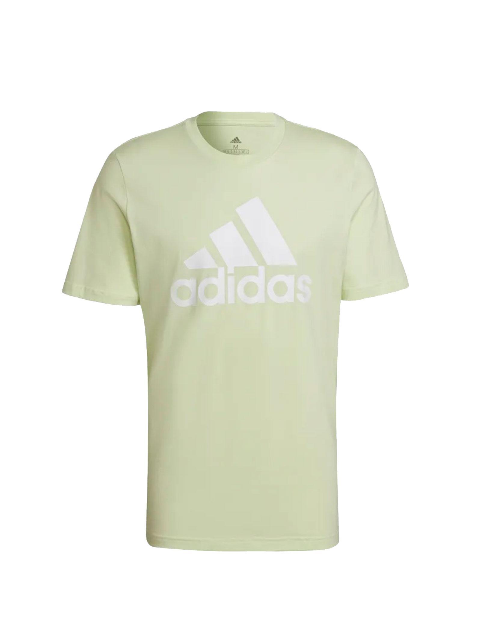 adidas t-shirt adidas he1850. da uomo, colore lime