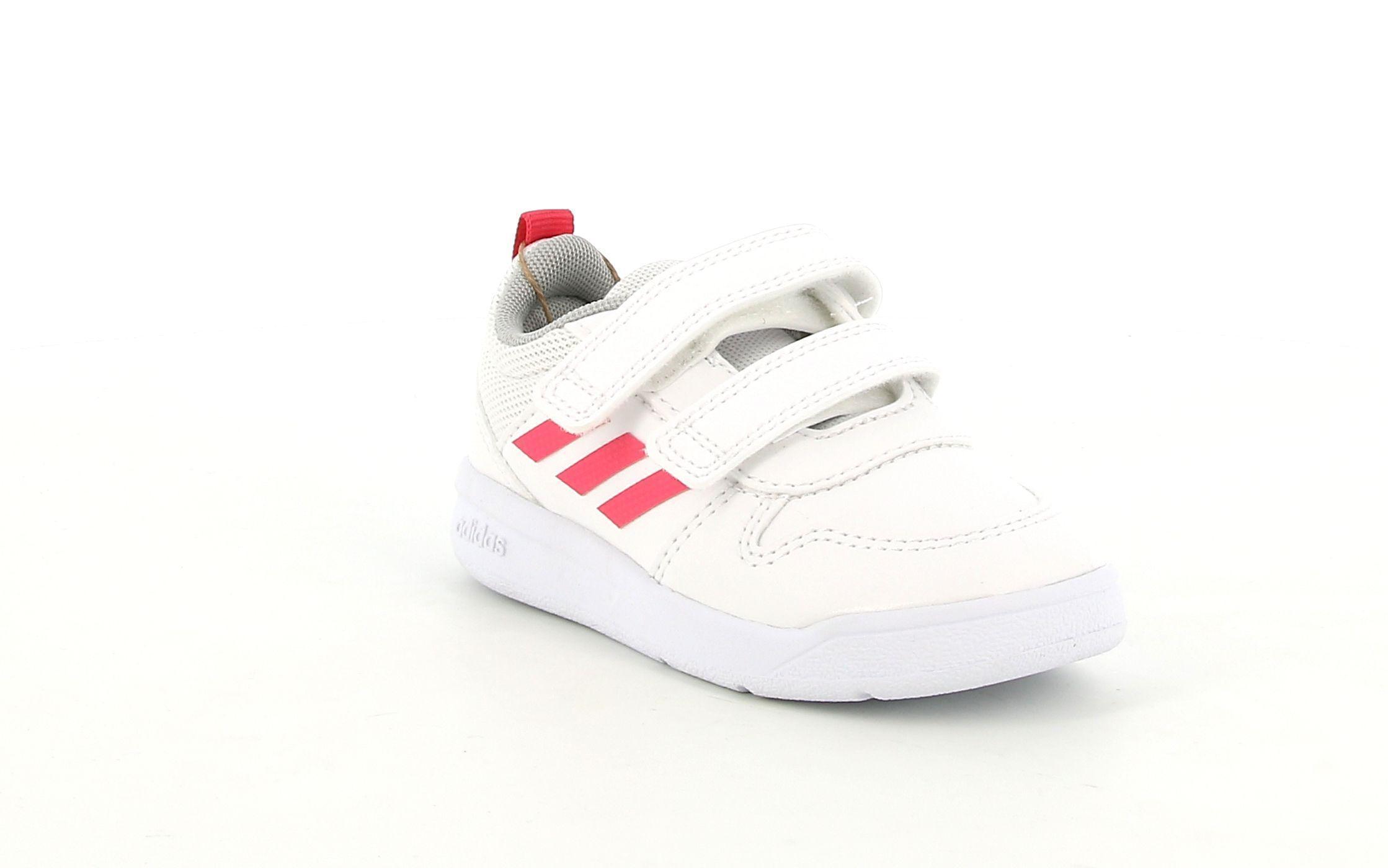 adidas scarpa sportiva adidas tensaur i s24059. da bambina, colore bianco/rosa