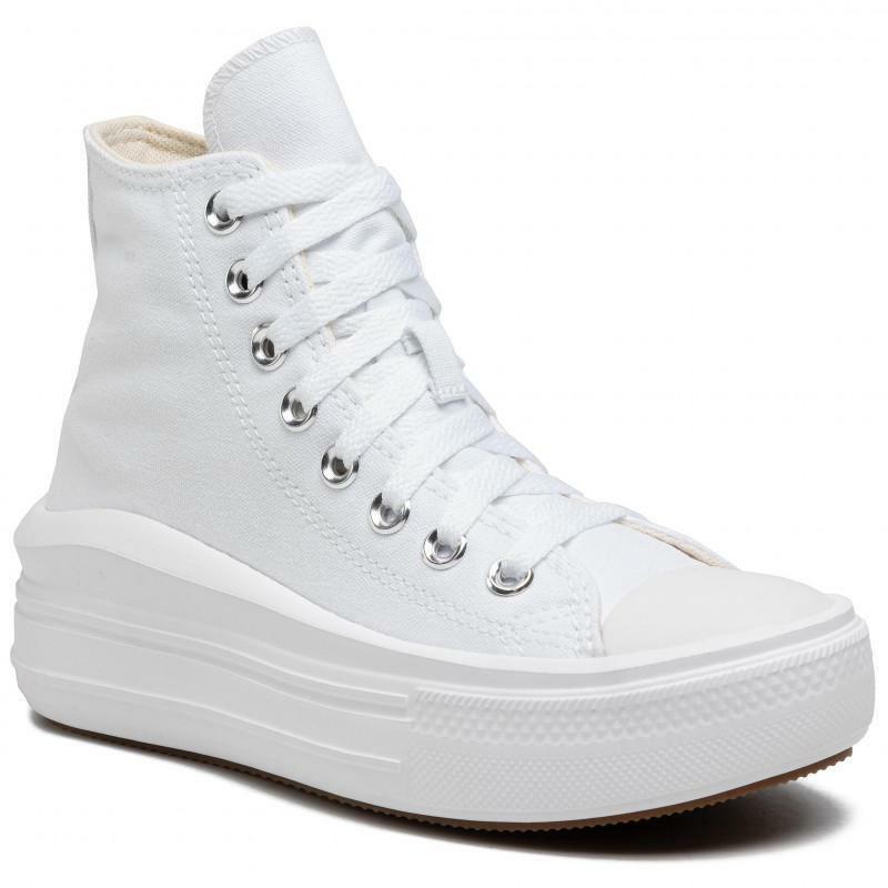 converse sneakers alta converse ctas move hi 568498c. da donna, colore bianco
