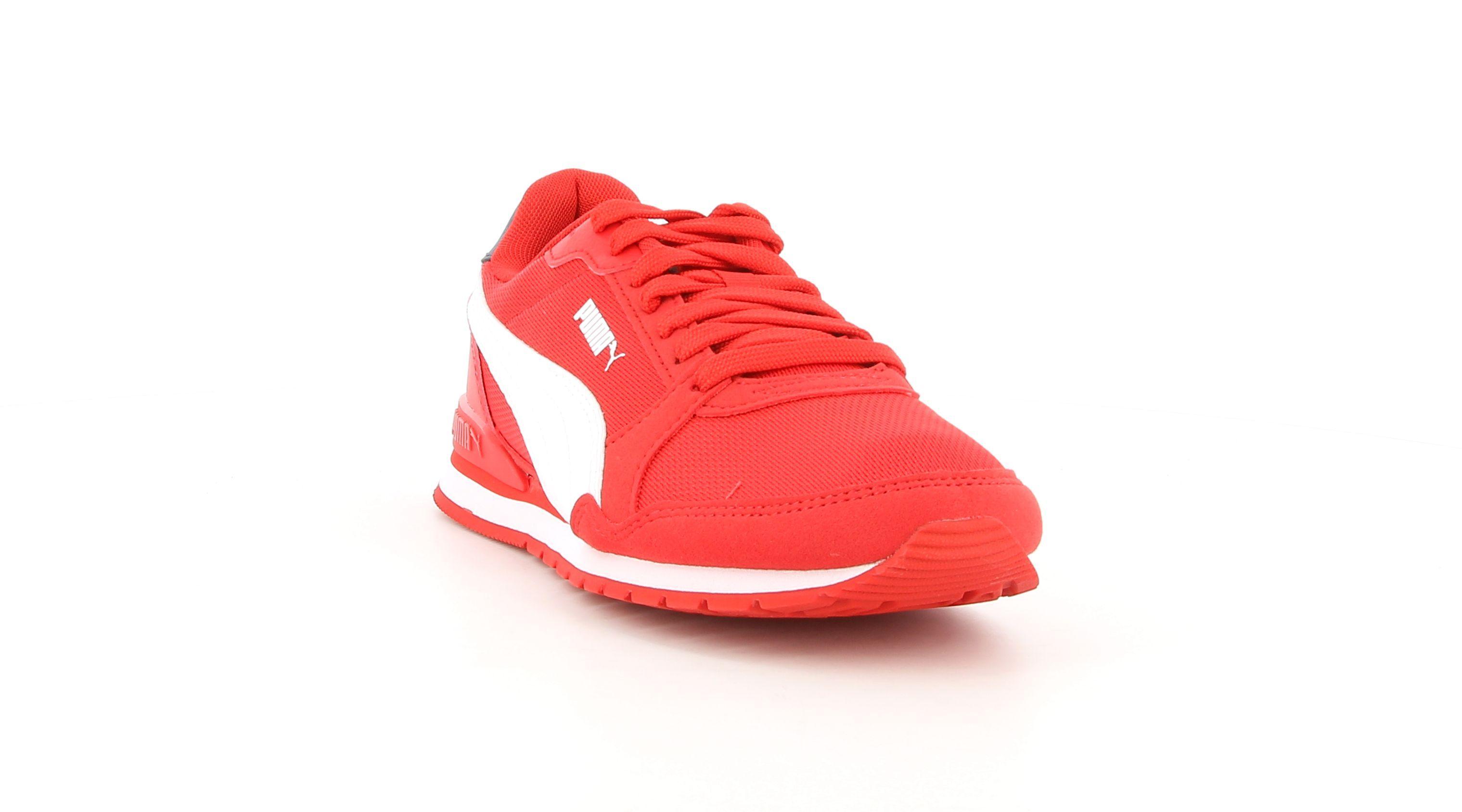 puma scarpa sportiva puma st runner v3 mesh jr 385510 04. da ragazzo, colore rosso