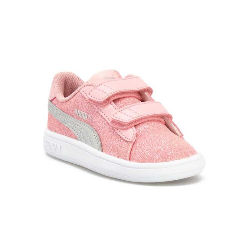puma sneakers puma smash v2 glitz inf 367380 27. da bambina. colore rosa.