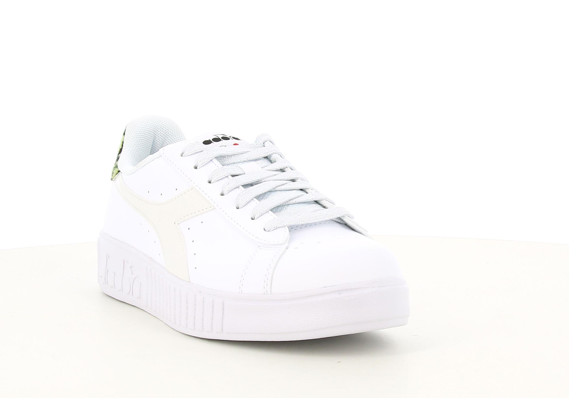Sneakers diadora step p rainforest 178642. da donna, colore bianco