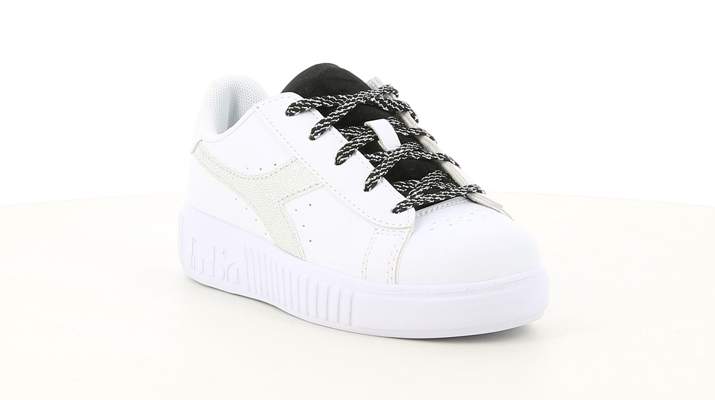 diadora sneakers diadora game step p metallic c. ps 178648. da bambina, colore bianco