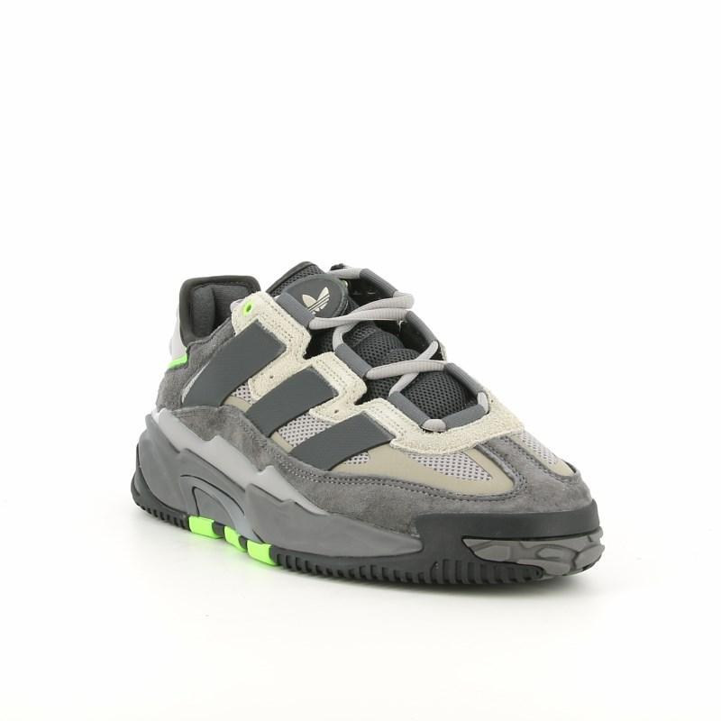 adidas scarpa sportiva adidas niteball fx7654.da uomo,colore grigio