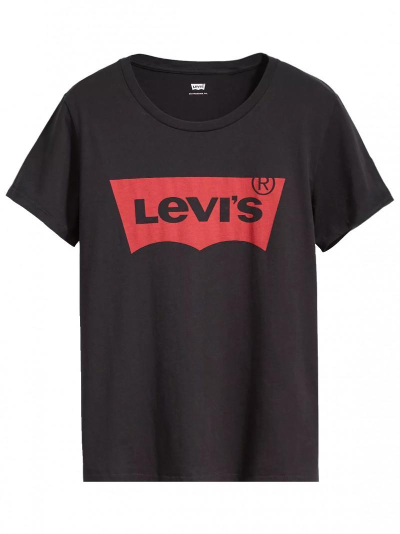 levi's t-shirt levi's 17369. da donna,colore nero