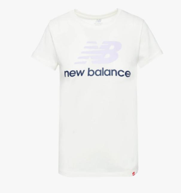 new balance t-shirt new balance wt91546mlt.da donna,colore bianco