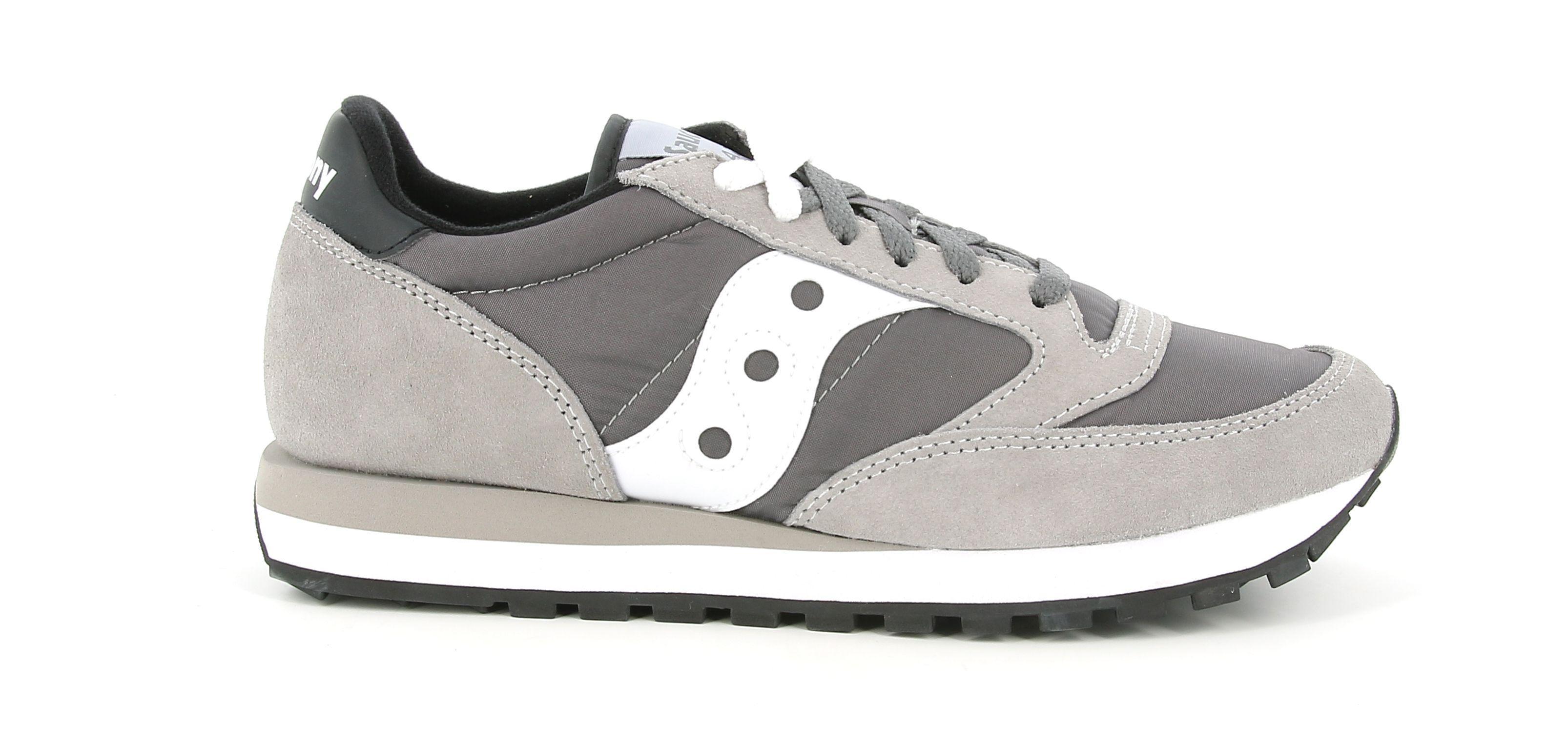 saucony saucony sneakers dk grey/white  s2044-553 grigio