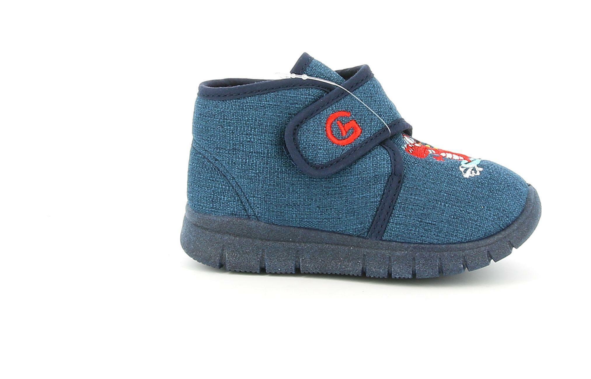 grunland grunland pantofole pa0607 48fitt blu pantofole bambino