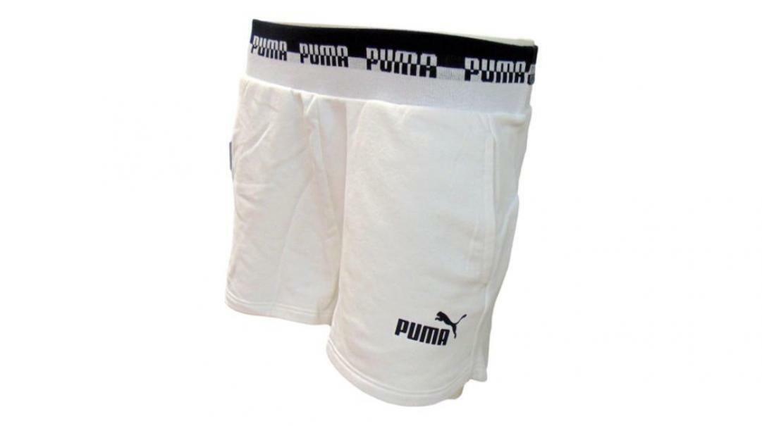 puma shorts puma 855965 002 amplified shorts. da donna, colore bianco