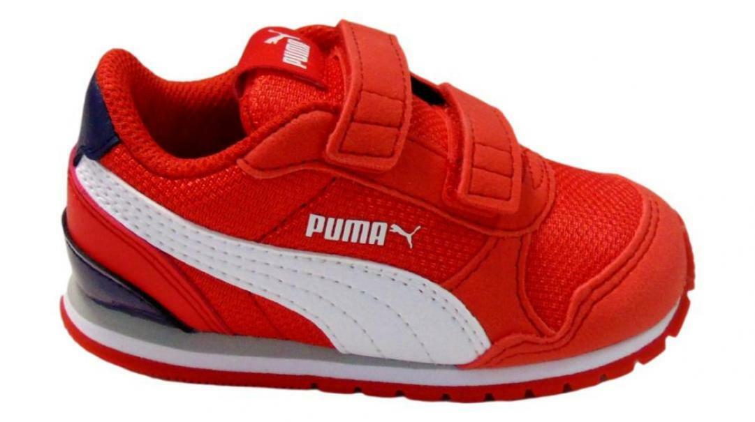 puma scarpa sportiva puma st runner v2 mesh v inf  367137 015. da bambino, colore rosso