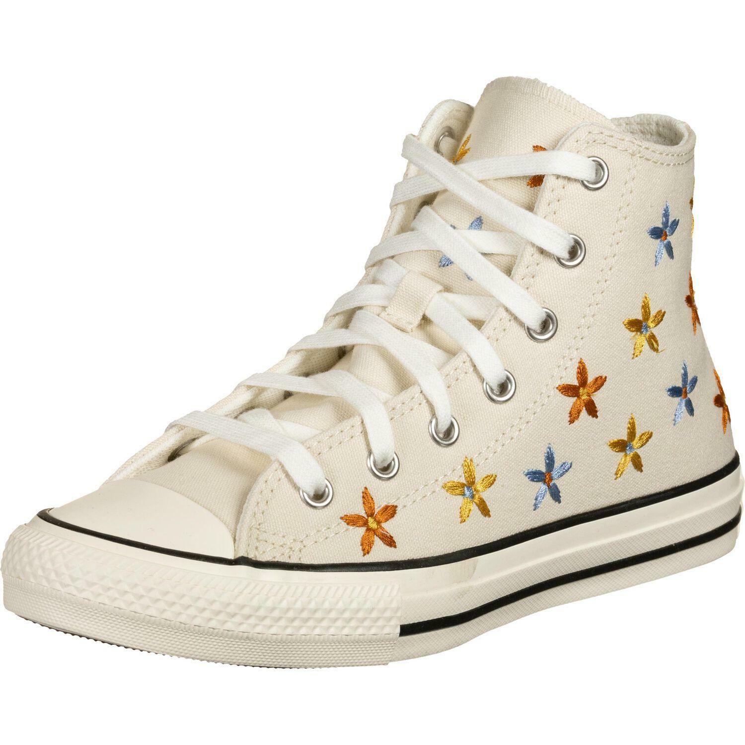 converse sneakers alta converse ctas chuck taylor all star hi 671099c. da bambina, colore beige