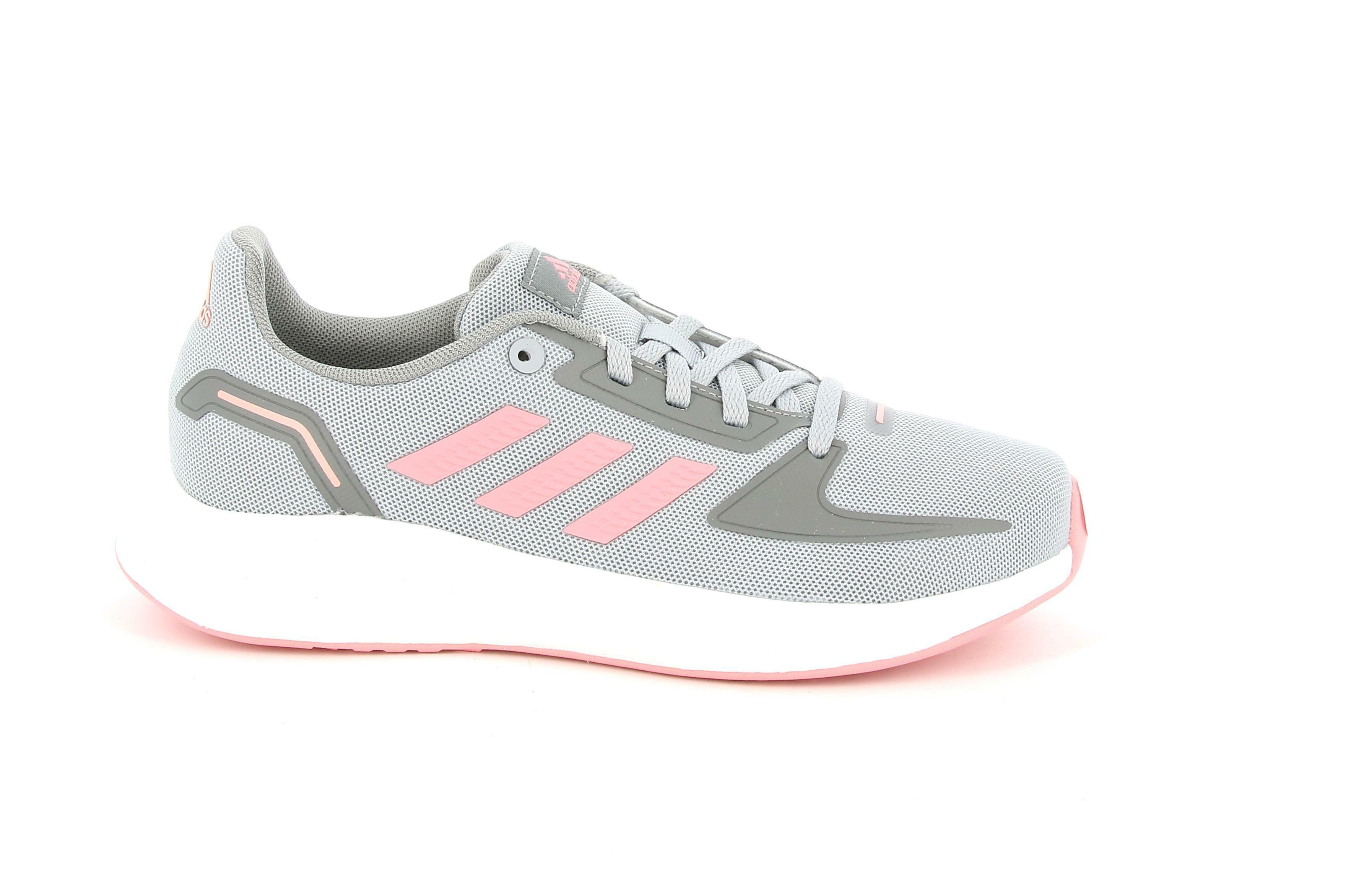 adidas scarpa sportiva adidas runfalcon 2.0 k fy9497. da donna, colore grigio