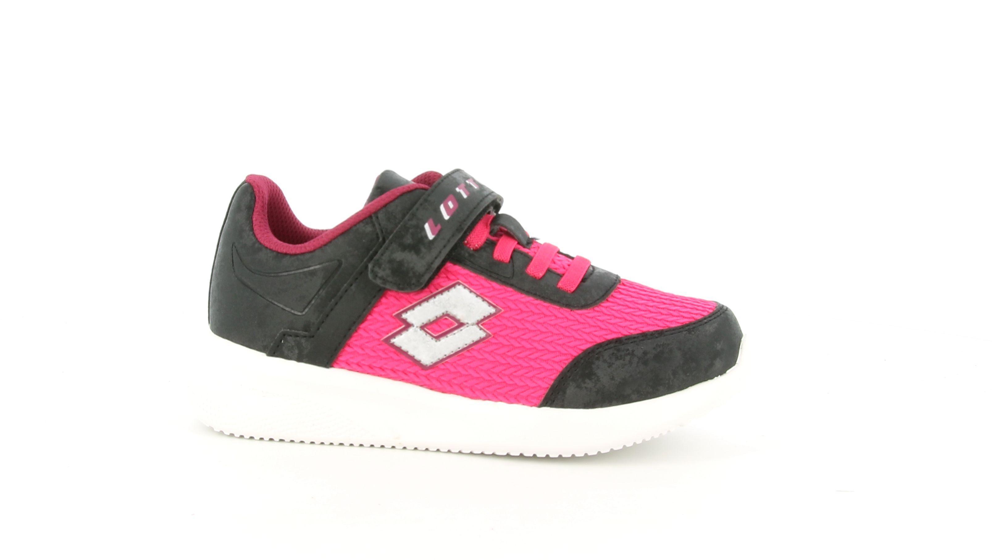 lotto scarpa sportiva lotto evolite amf ii  cl s 217501. da bambina, colore rosa/argento