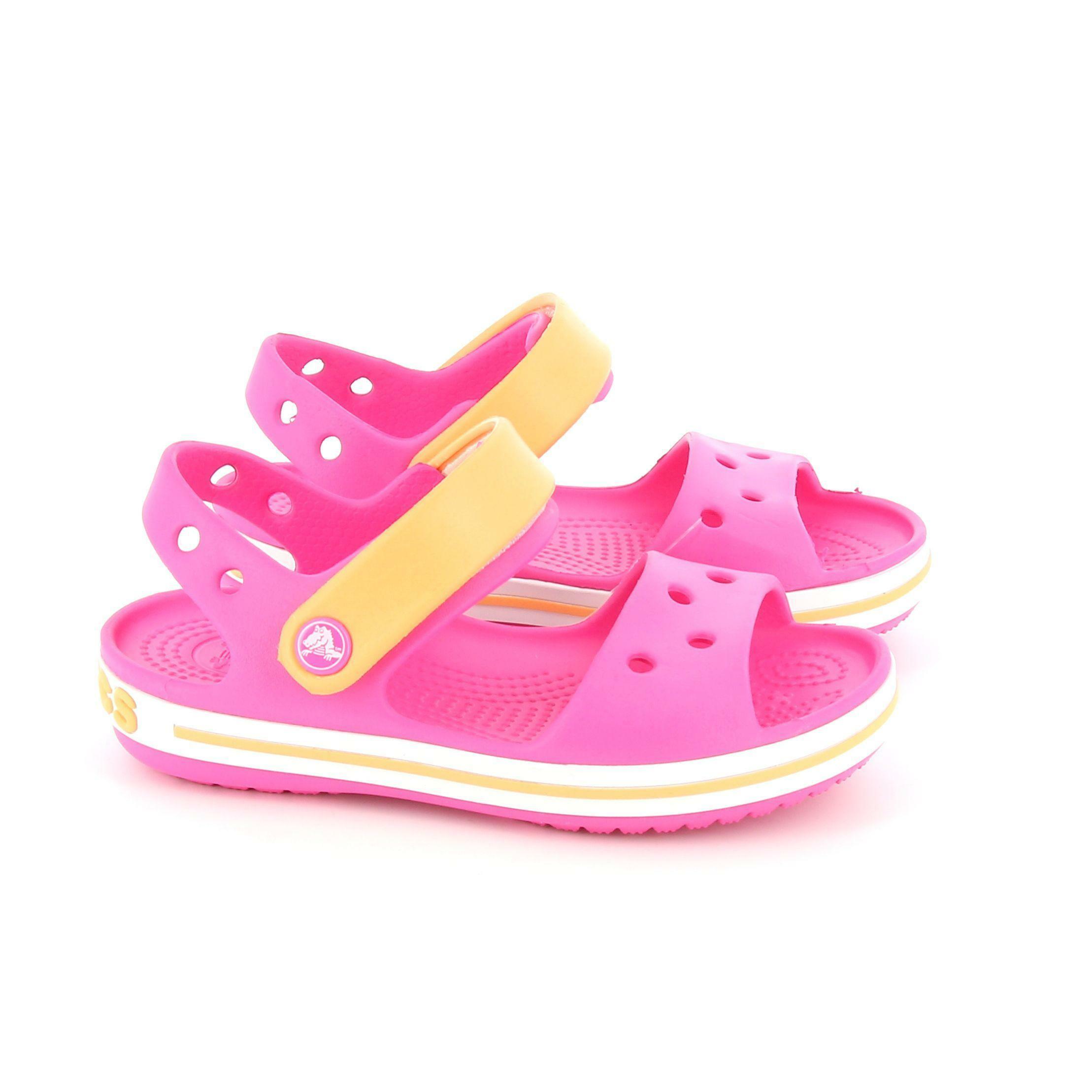 crocs sandalo crocs crocband 12856. da bambina, colore rosa