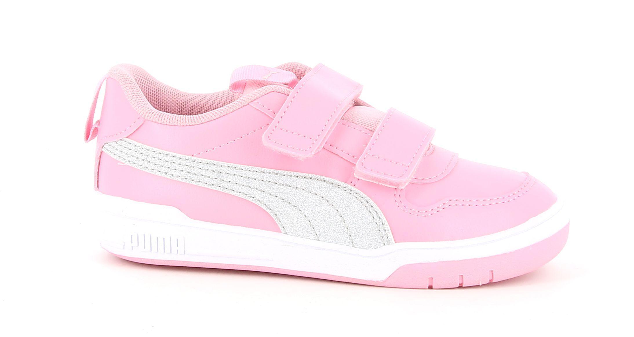 puma sneakers puma multiflex glitz fs v ps 384885 02. da bambina, colore rosa