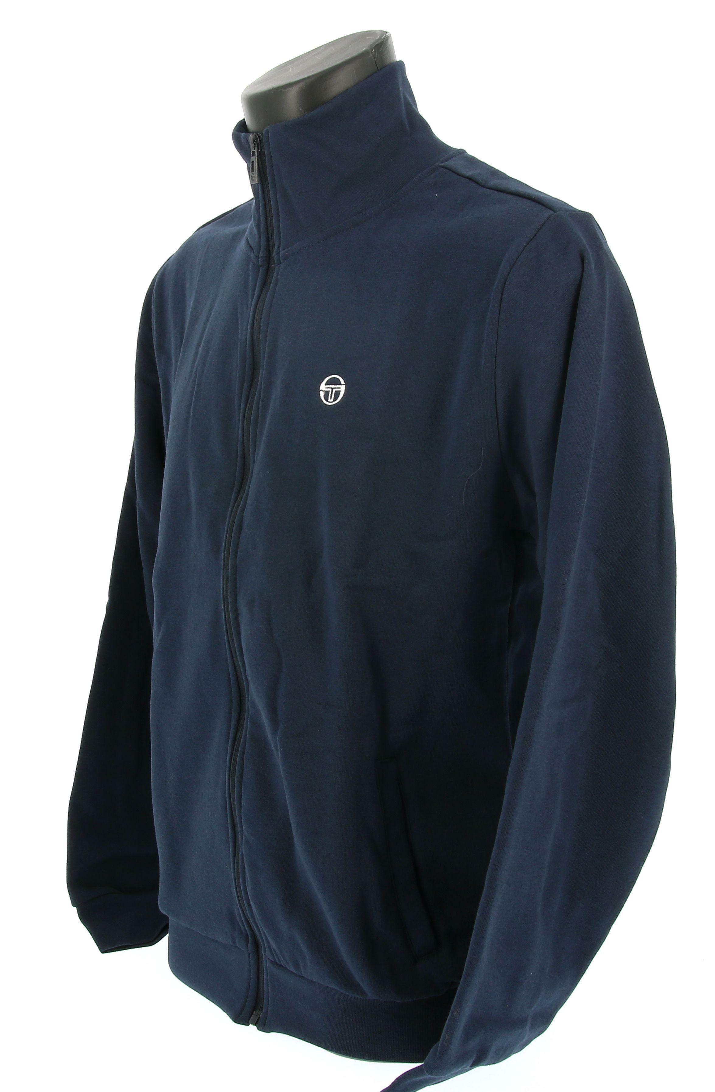 sergio tacchini felpa sergio tacchini 10012 sweater full zip jacket uomo blue