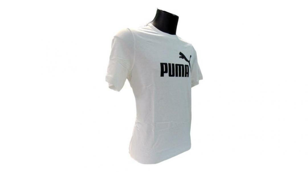 puma t-shirt puma586666 002. da uomo, colore bianco