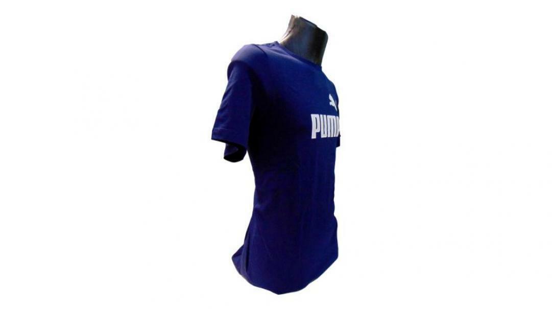 puma t-shirt puma586666 006. da uomo, colore blu